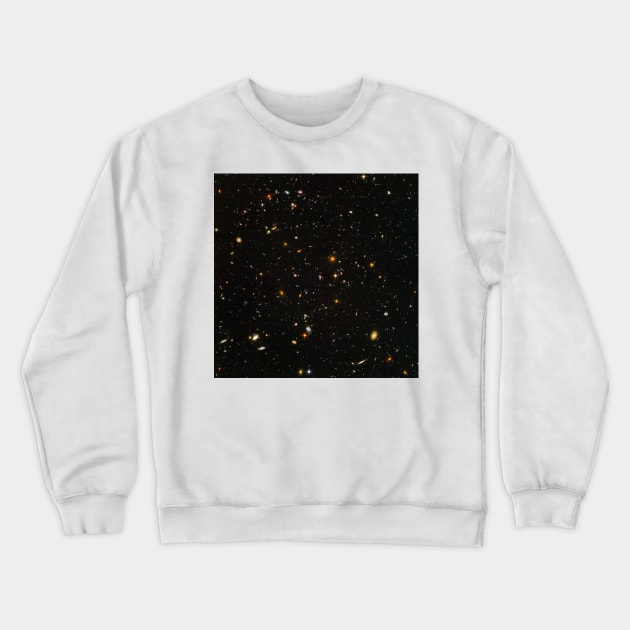 Hubble Ultra Deep Field (C041/7409) Crewneck Sweatshirt by SciencePhoto